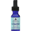 blue dropper bottle of liquid Ultimatium supplement
